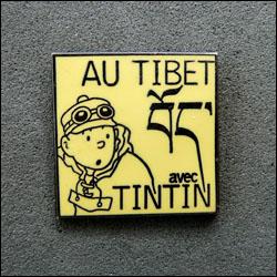 Au tibet avec tintin jaune 250