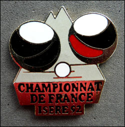 Championat de france de petanque isere 92