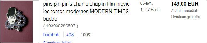 Chaplin modern times annonce