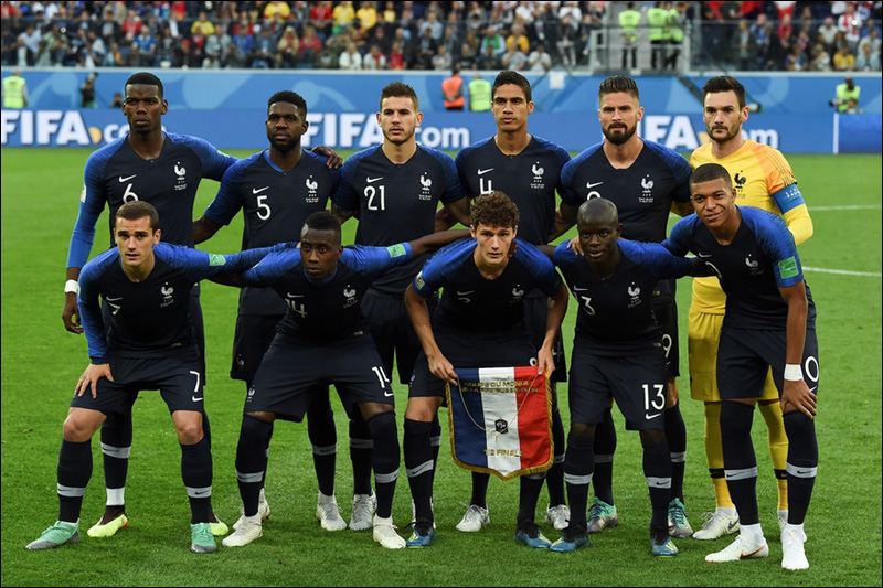 Equipe de france de football le 10 juillet 2018 a saint petersbourg 1