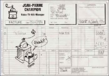 Jacques tardi lettre autographe 7 de cembre 1982