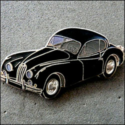 Jaguar xk 140 bleue 250