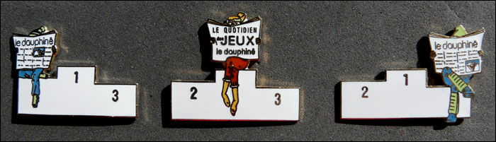 Le dauphine podiums