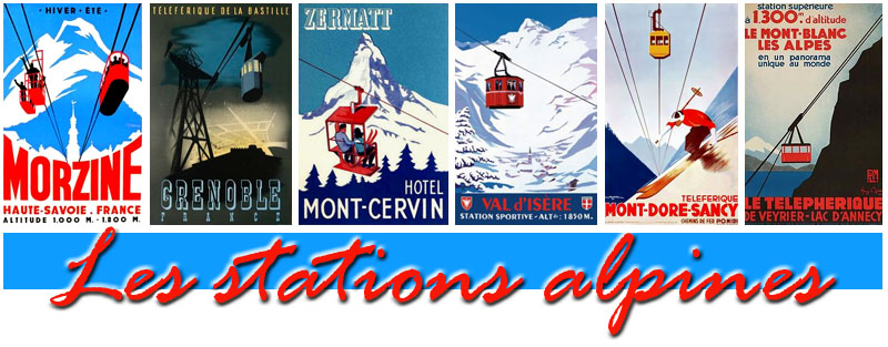 Les stations alpines titre