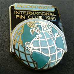 Mc do international pin club 1991