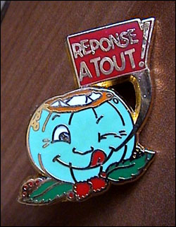 Pin s reponse a tout 36 bleu