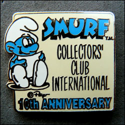 Smurf collectors club intermational 250