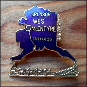 Sponsor wes mcintyre iditarod 1985