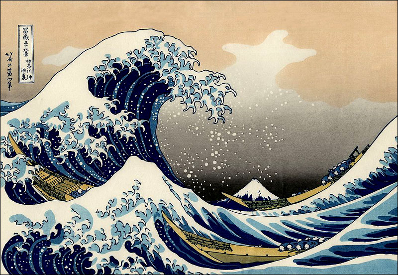 The great wave of kanagawa hokusei