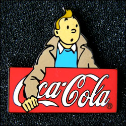 Tintin coca cola rouge