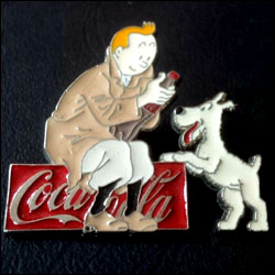 Tintin milou coca cola 1