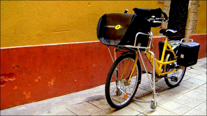 Velo de la poste